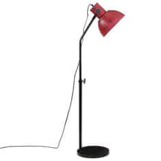 Vidaxl Stojací lampa 25 W červená patina 30 x 30 x 90–150 cm E27