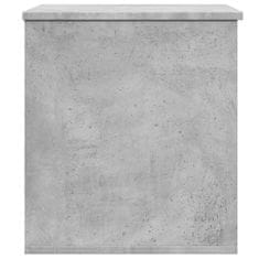 Vidaxl Úložný regál betonově šedý 60 x 42 x 46 cm kompozitní dřevo