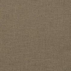 Petromila Podušky na zahradní lavici 2 ks taupe melanž 200x50x7 cm textil