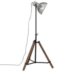 Vidaxl Stojací lampa 25 W vintage stříbrná 75 x 75 x 90–150 cm E27