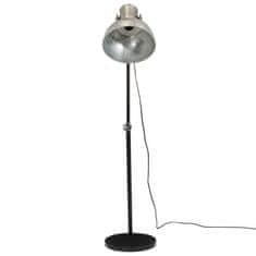 Vidaxl Stojací lampa 25 W vintage stříbrná 30 x 30 x 90–150 cm E27