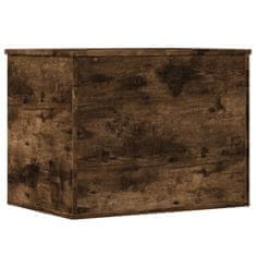 Vidaxl Úložný box kouřový dub 60 x 42 x 46 cm kompozitní dřevo