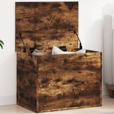 Petromila Úložný box kouřový dub 60 x 42 x 46 cm kompozitní dřevo