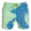 Pánské Plavky, co mění barvu, Koupací Kraťasy, Pánské Kraťasy na plavání | SWITCHOPS (modrá-zelená, M) 