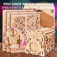 Kraftika Escapewelt 3d dřevěná skládačka secret treasure box složená