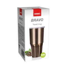 Banquet Hrnek cestovní dvoustěnný BRAVO 500 ml, zlatý, sada 3 ks