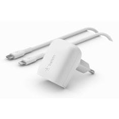 Belkin BoostCharge USB-C 20W nabíječka + Lightning kabel
