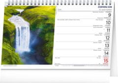Presco Publishing NOTIQUE Stolní kalendář Voda CZ/SK 2025, 23,1 x 14,5 cm