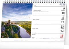 Presco Publishing NOTIQUE Stolní kalendář Svět 2025, 23,1 x 14,5 cm
