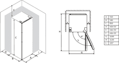 Romo MRAZNIČKA TABLE TOP RUF087W