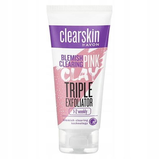 Avon  Clearskin Čisticí Peeling S Růžovým Jílem