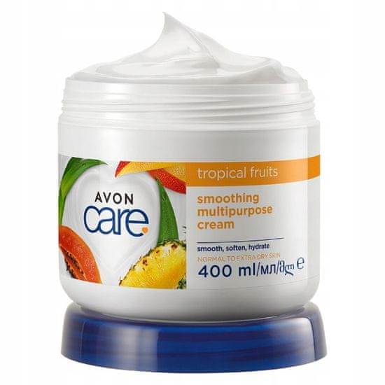 Avon  Care Krém Na Tělo, Obličej A Ruce Tropické Ovoce 400 Ml