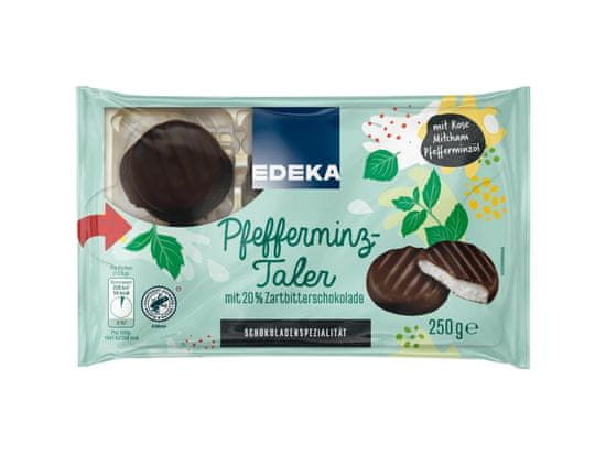 Gut & Gustig G&G Edeka Mátové koláčky v jemně hořké čokoládě 250g