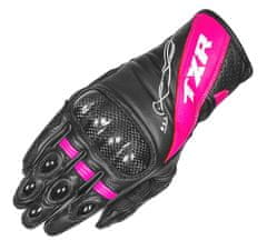 TXR Dámské rukavice na motorku RS3 černo-růžové S