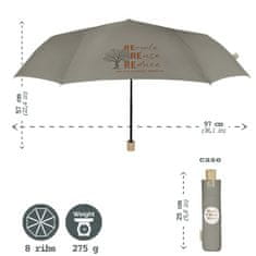Perletti GREEN Dámský skládací deštník / krémová, 19102