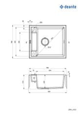 BPS-koupelny Dřez Magnetic granit - ZRM A103 alabastr