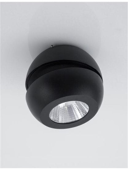 Nova Luce NOVA LUCE bodové svítidlo GON černý hliník LED 5W 230V 3000K IP20 9105101