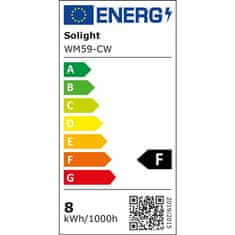 Solight  COB LED pásek, sada s adaptérem, vypínač, 5m, 8W/m, 800lm/m, denní modrá