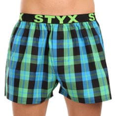 Styx 3PACK pánské trenky sportovní guma vícebarevné (3B103739) - velikost XL