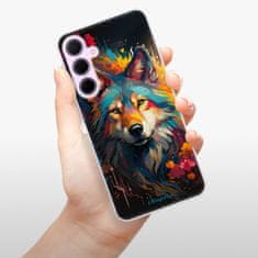 iSaprio Silikonové pouzdro - Mysterious Wolf pro Samsung Galaxy A35 5G