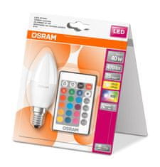 Osram OSRAM LED STAR plus CL B RGBW FR 40 stmívatelné ovladačem 5,5W/827 E14