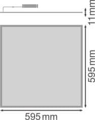 Osram LEDVANCE BIOLUX HCL PANEL PL 600 ZB 43W 2700-6500K 4058075364547