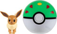 Jazwares Pokémon Clip and Go Friend Ball Eevee