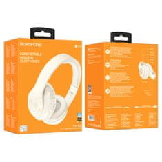 Borofone BO24 bezdrátové sluchátka, bílé