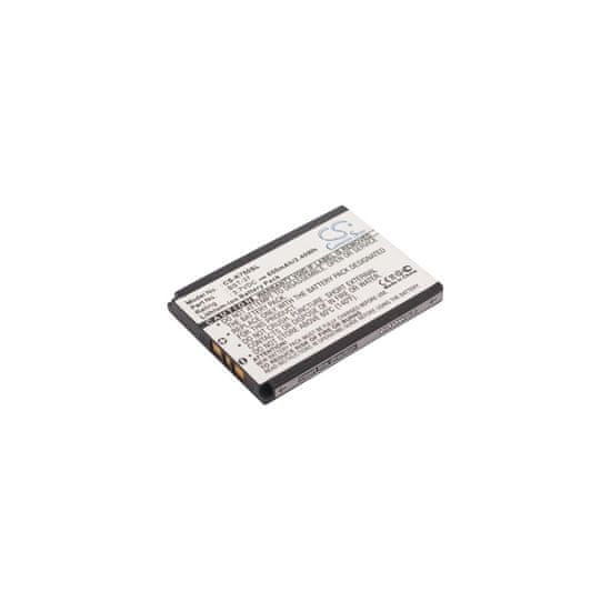 CameronSino Baterie pro Sony Ericsson (ekv. BST-37), 650 mAh, Li-Ion