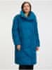 VILA Modrý dámský zimní prošívaný kabát VILA Vipauli XS