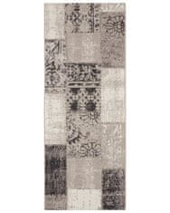 NORTHRUGS Kusový koberec Beach 103848 Taupe/Cream/Black – na ven i na doma 80x150