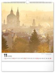 Presco Publishing Nástěnný kalendář Praha 2025, 30 × 34 cm