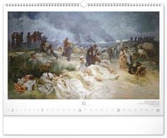 Notique Nástěnný kalendář Slovanská epopej – Alfons Mucha 2025, 48 x 33 cm