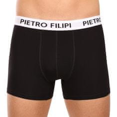 Pietro Filipi 3PACK pánské boxerky černé (3BCL007) - velikost XXL