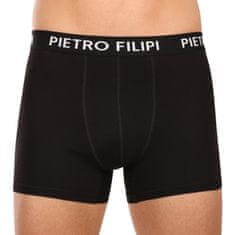 Pietro Filipi 3PACK pánské boxerky černé (3BCL006) - velikost XXL