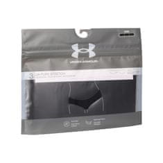 Under Armour 3PACK dámské kalhotky černé (1325616 001) - velikost S