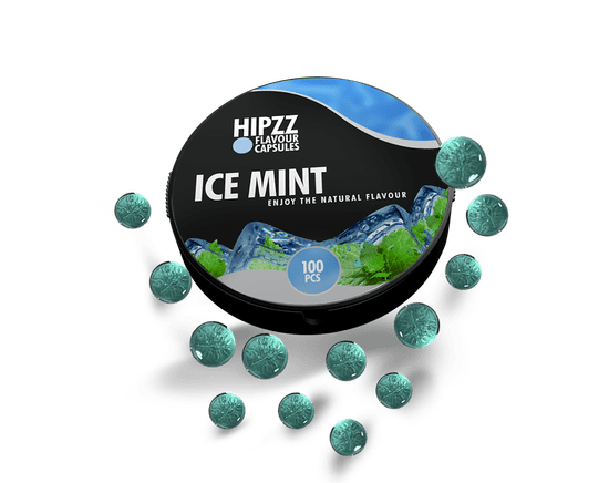 HIPZZ HIPZZ práskací kuličky Ice Mint (ledová máta) 100 ks