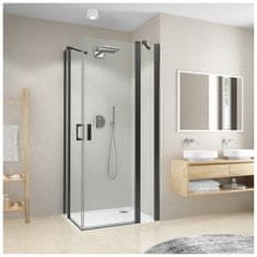 BPS-koupelny Čtvercový nebo obdélníkový sprchový kout CI EPF+CI EPF, černý elox ROT-610016467