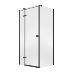 BPS-koupelny Čtvercový sprchový kout PIXA BLACK NEW SQ 90x90, výška 195 cm