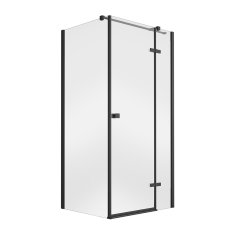 BPS-koupelny Čtvercový sprchový kout PIXA BLACK NEW SQ 90x90, výška 195 cm