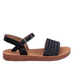 Sandály v boho stylu Black velikost 40