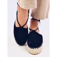 Dámské šňůrkové espadrilky Black velikost 40