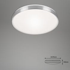 BRILONER BRILONER CCT LED stropní svítidlo, pr. 47 cm, 48 W, hliník BRILO 3430-019