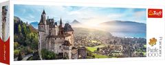 Trefl Panoramatické puzzle Hrad Menthon, Francie 1000 dílků