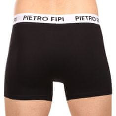 Pietro Filipi 3PACK pánské boxerky černé (3BCL007) - velikost XXL