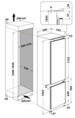 Whirlpool vestavná chladnička ART 97101 2 + záruka 10 let na kompresor