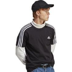 Adidas Košile Essentials Single Jersey 3-stripes Tee IC9334