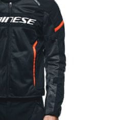 Dainese AIR FRAME 3 TEX letní textilní bunda černá/fluo-červená