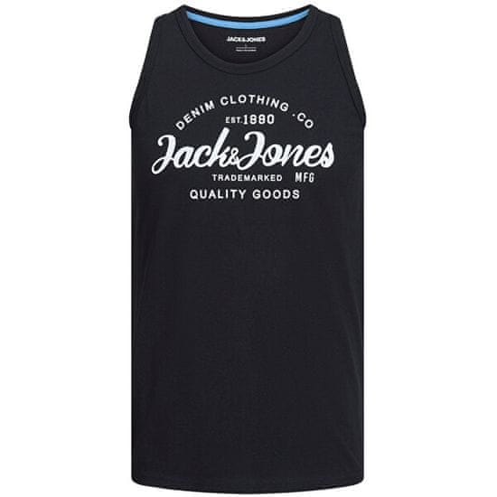 Jack&Jones Pánské tílko JJFOREST Standard Fit 12248622 Black