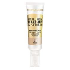 Dermacol Make-up a sérum 2v1 (Hyaluron Make-up and Serum) 25 g (Odstín 03 Sand)